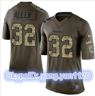Nike Oakland Raiders #32 Marcus Allen Green Men's Stitched NFL Limited Salute to Service Jersey Nike Oakland Raiders #32 Marcus Allen Green Men's Stitched NFL Limited Salute to Service Jersey