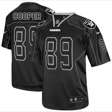 Nike Oakland Raiders #89 Amari Cooper Lights Out Black Men's Stitched NFL Elite Jersey
