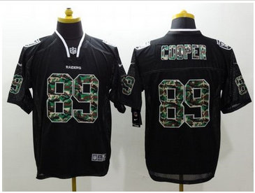 Nike Oakland Raiders #89 Amari Cooper Black Men''s Stitched NFL Elite Camo Fashion Jersey