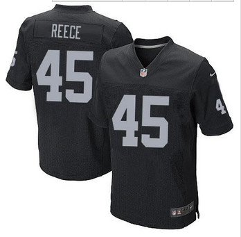 NEW Oakland Raiders #45 Marcel Reece Black Team Color Men's Stitched NFL Elite Jersey NEW Oakland Raiders #45 Marcel Reece Black Team Color Men's Stitched NFL Elite Jersey
