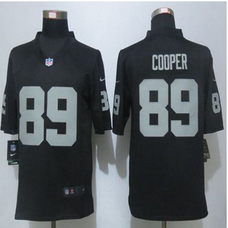 New Okaland Raiders #89 Amari Cooper Black Team Color Men's Stitched NFL Game Jersey