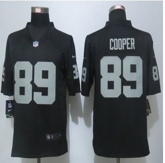 New Oakland Raiders #89 Amari Cooper Black Men's Stitched NFL LImited jersey