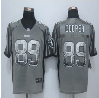 New Oakland Raiders #89 Amari Cooper Grey Men's Stitched NFL Elite Drift Fashion Jersey New Oakland Raiders #89 Amari Cooper Grey Men's Stitched NFL Elite Drift Fashion Jersey