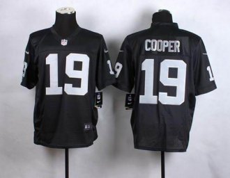 Nike Oakland Raiders #19 Amari Cooper Black Team Color Men's Stitched NFL Elite jersey