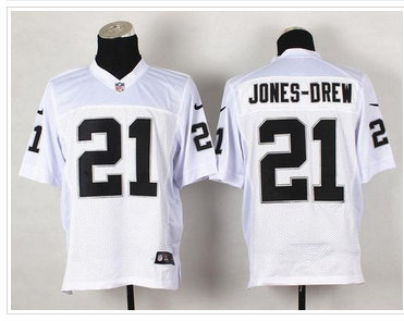 NEW Oakland Raiders #21 Maurice Jones-Drew White NFL Elite Jersey