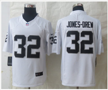 NEW Oakland Raiders #32 Maurice Jones-Drew White NFL Limited Jersey