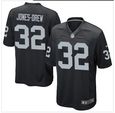NEW Oakland Raiders #32 Maurice Jones-Drew Black NFL Game Jersey