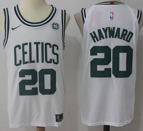 Nike Celtics #20 Gordon Hayward White Stitched NBA Jersey