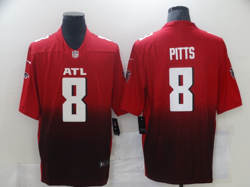 Nike Falcons 2 Kyle Pitts Red 2021 NFL Draft Vapor Untouchable Limited Jersey Nike Falcons 2 Kyle Pitts Red 2021 NFL Draft Vapor Untouchable Limited Jersey
