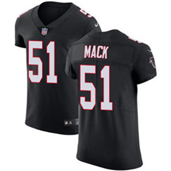 Nike Falcons #51 Alex Mack Black Alternate Men's Stitched NFL Vapor Untouchable Elite Jersey Nike Falcons #51 Alex Mack Black Alternate Men's Stitched NFL Vapor Untouchable Elite Jersey
