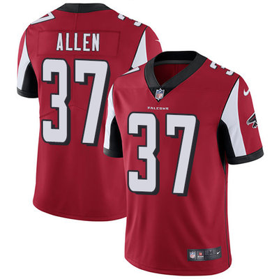 Nike Falcons #37 Ricardo Allen Red Team Color Men's Stitched NFL Vapor Untouchable Limited Jersey Nike Falcons #37 Ricardo Allen Red Team Color Men's Stitched NFL Vapor Untouchable Limited Jersey