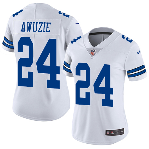 Nike Cowboys #24 Chidobe Awuzie White Women's Stitched NFL Vapor Untouchable Limited Jersey Nike Cowboys #24 Chidobe Awuzie White Women's Stitched NFL Vapor Untouchable Limited Jersey