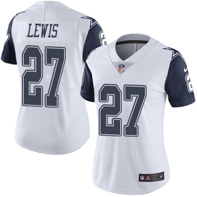 Nike Cowboys #27 Jourdan Lewis White Women's Rush Vapor Untouchable NFL Limited Jersey