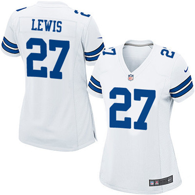 Nike Cowboys #27 Jourdan Lewis White Women's NFL Game Jersey
