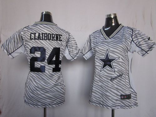 Nike Cowboys #97 Taco Charlton Navy Blue Team Color Women's Stitched NFL Elite Jersey