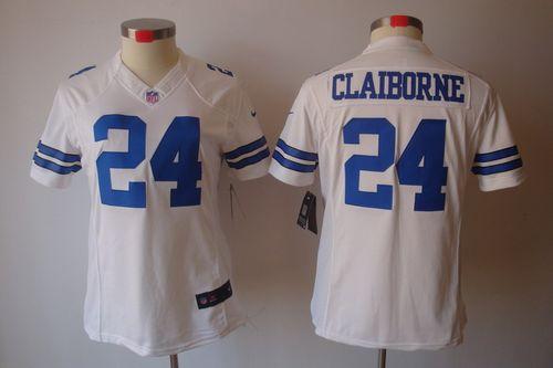 Nike Cowboys #97 Taco Charlton White Women's Stitched NFL Limited Rush Jersey