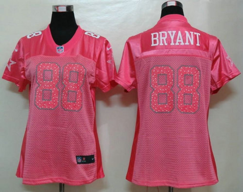 NEW Womens Dallas cowboys 88 bryant Pink Jerseys NEW Womens Dallas cowboys 88 bryant Pink Jerseys