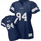 Dallas Cowboys 94 DeMarcus Ware Blue Stitched Replithentic Womennull Field Flirt Fashion Jersey