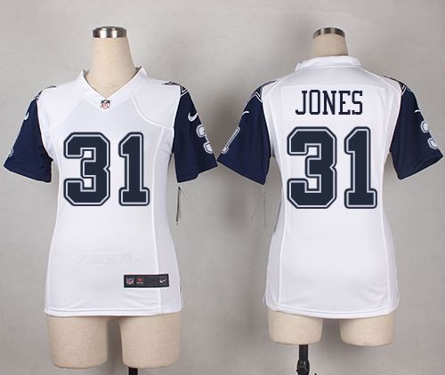 Nike Cowboys #31 Byron Jones White Women's Stitched NFL Elite Rush Jersey Nike Cowboys #31 Byron Jones White Women's Stitched NFL Elite Rush Jersey