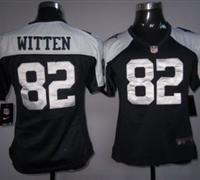 Women Nike Dallas Cowboys #82 Jason Witten Blue Thankgivings Nike NFL Jerseys