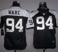 Women Nike Dallas Cowboys #94 Ware Blue Thankgivings Nike NFL Jerseys