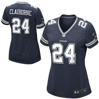 Dallas Cowboys Nike Girls Women Game Jersey - Navy Blue