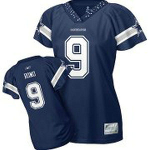 Dallas Cowboys Tony Romo #9 Womennull Jersey