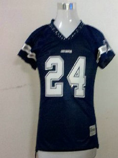 DALLAS COWBOYS 24 Barber women blue jerseys