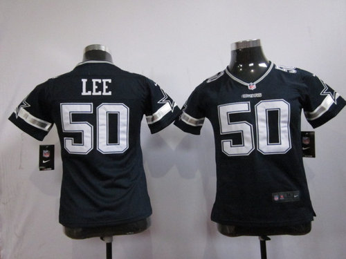 Women Nike Dallas Cowboy 50 Sean Lee Blue Nike NFL Game Jerseys