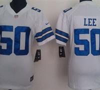 Women Nike Dallas Cowboy 50 Sean Lee White Nike NFL Jerseys