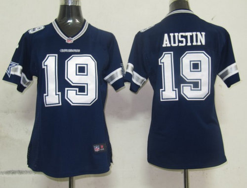 Women Nike Dallas cowboys 19 Austin Authentic Game Jerseys