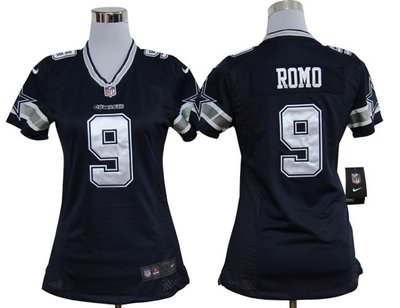 Women Nike Dallas cowboys 9 Romo Authentic Game Jerseys