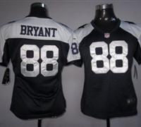 Women Nike Dallas Cowboys #88 Bryant Blue Thankgivings Nike NFL Jerseys