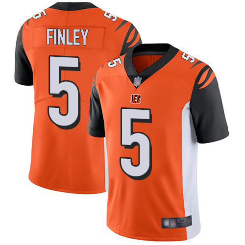Bengals #5 Ryan Finley Orange Alternate Men's Stitched Football Vapor Untouchable Limited Jersey Bengals #5 Ryan Finley Orange Alternate Men's Stitched Football Vapor Untouchable Limited Jersey