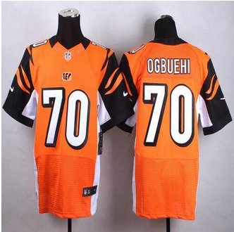 New Cincinnati Bengals #70 Cedric Ogbuehi Orange Alternate Men's Stitched NFL Elite jersey