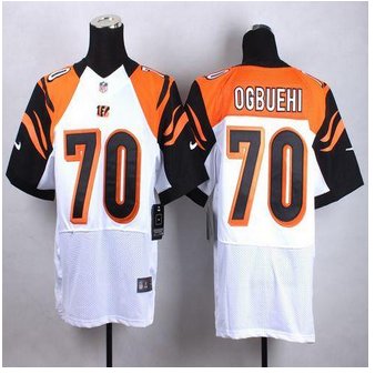 New Cincinnati Bengals #70 Cedric Ogbuehi White Men's Stitched NFL Elite Jersey New Cincinnati Bengals #70 Cedric Ogbuehi White Men's Stitched NFL Elite Jersey