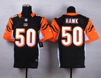 Nike Cincinnati Bengals #50 A.J. Hawk Black Team Color Men's Stitched NFL Elite Jersey Nike Cincinnati Bengals #50 A.J. Hawk Black Team Color Men's Stitched NFL Elite Jersey