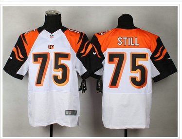 NEW Cincinnati Bengals #75 Devon Still White Elite Jersey
