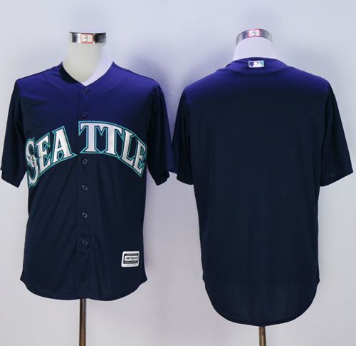 Mariners Blank Navy blue New Cool Base Stitched MLB Jersey Mariners Blank Navy blue New Cool Base Stitched MLB Jersey