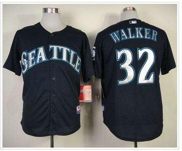Seattle Mariners #32 Taijuan Walker Blue Cool Base Stitched Baseball Jersey