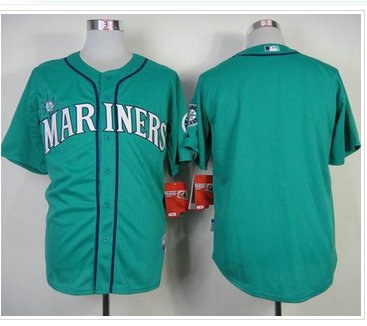 Seattle Mariners Blank Green Cool Base Stitched Baseball Jersey Seattle Mariners Blank Green Cool Base Stitched Baseball Jersey