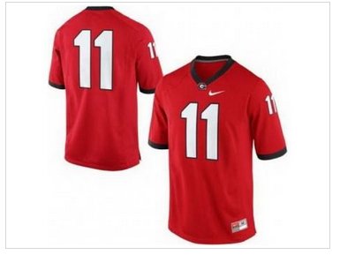 Georgia Bulldogs 11 Aaron Murray Red College Football Limited NCAA Jerseys