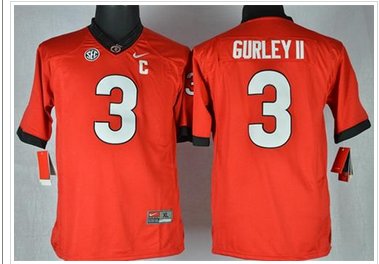 Youth Bulldogs #3 Todd Gurley II Red Stitched NCAA Jersey Youth Bulldogs #3 Todd Gurley II Red Stitched NCAA Jersey