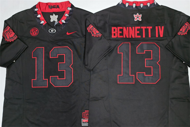 Georgia Bulldogs #13 Stetson Bennett IV White 2026 F.U.S.E. Stitched Jersey