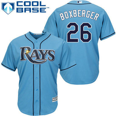 Rays #26 Brad Boxberger Light Blue Cool Base Stitched Youth MLB Jersey