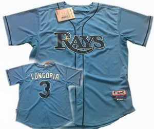 KIDS Tampa Bay Rays 3 Evan Longoria LT blue