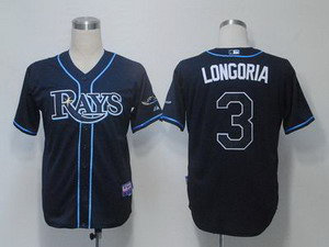 KIDS Tampa Bay Rays 3 Longoria Dark Blue Cool Base