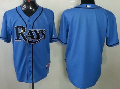 Tampa Bay Rays Blank Light Blue MLB Jerseys