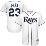 Tampa Bay Rays 23 Carlos Pena White