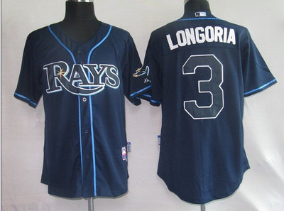 Tampa Bay Rays 3 Longoria Dark Blue